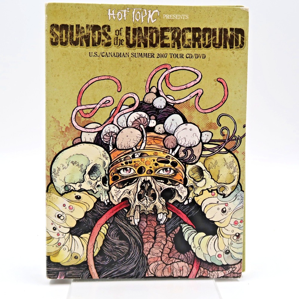 Hot Topic Sounds Of The Underground 2007 3 CD/DVD Set GWAR Shadows Fall Chimaira